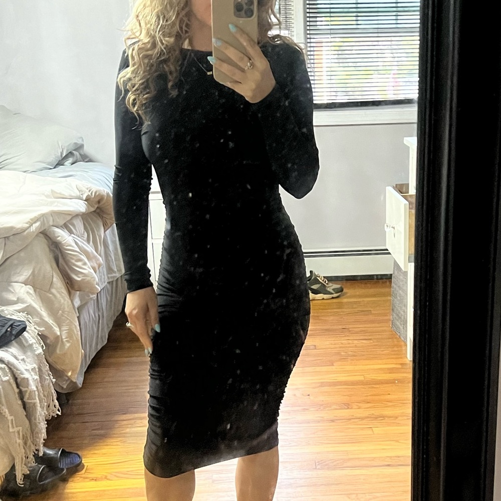 Cute brand new dress , never worn but I ripped the tag off .